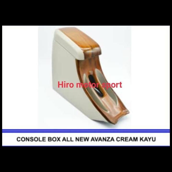 TERMURAH CONSOLE BOX AVANZA VELOZ MOTIF KAYU