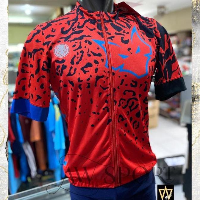 Kaos Jersey Sepeda Dick Wolves/ Kaos sepeda kantong/ kaos road bike
