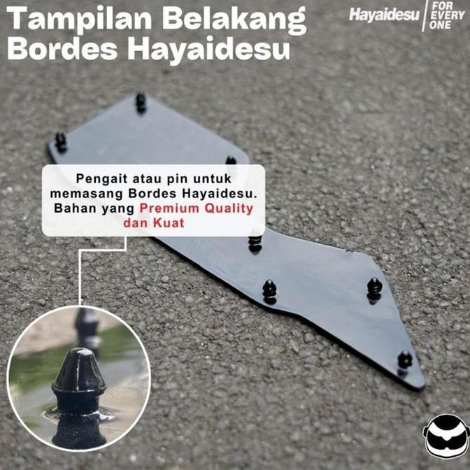 Yamaha XMAX Old (2017-2022) Karpet Board Rest Bordes Motor-HAYAIDESU