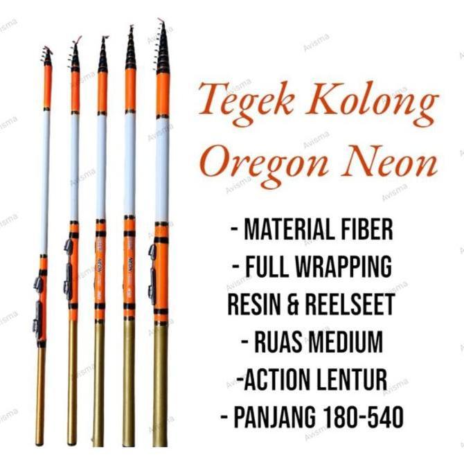 Joran Tegek Fiber Oregon Neon Kolong AP