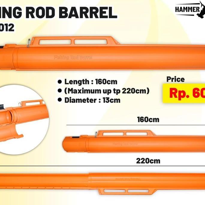 HAMMERHEAD FISHING ROD BARREL- TABUNG JORAN PANCING & KOPER PANCING