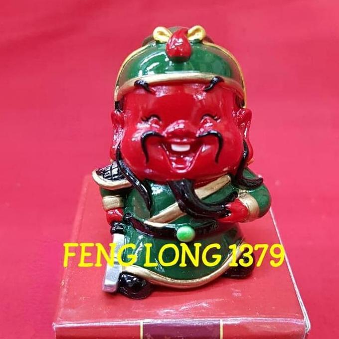 VIRALL PATUNG GUAN YU | PATUNG GUAN GONG FIBER MINI | PATUNG MINIATUR GUAN YU *