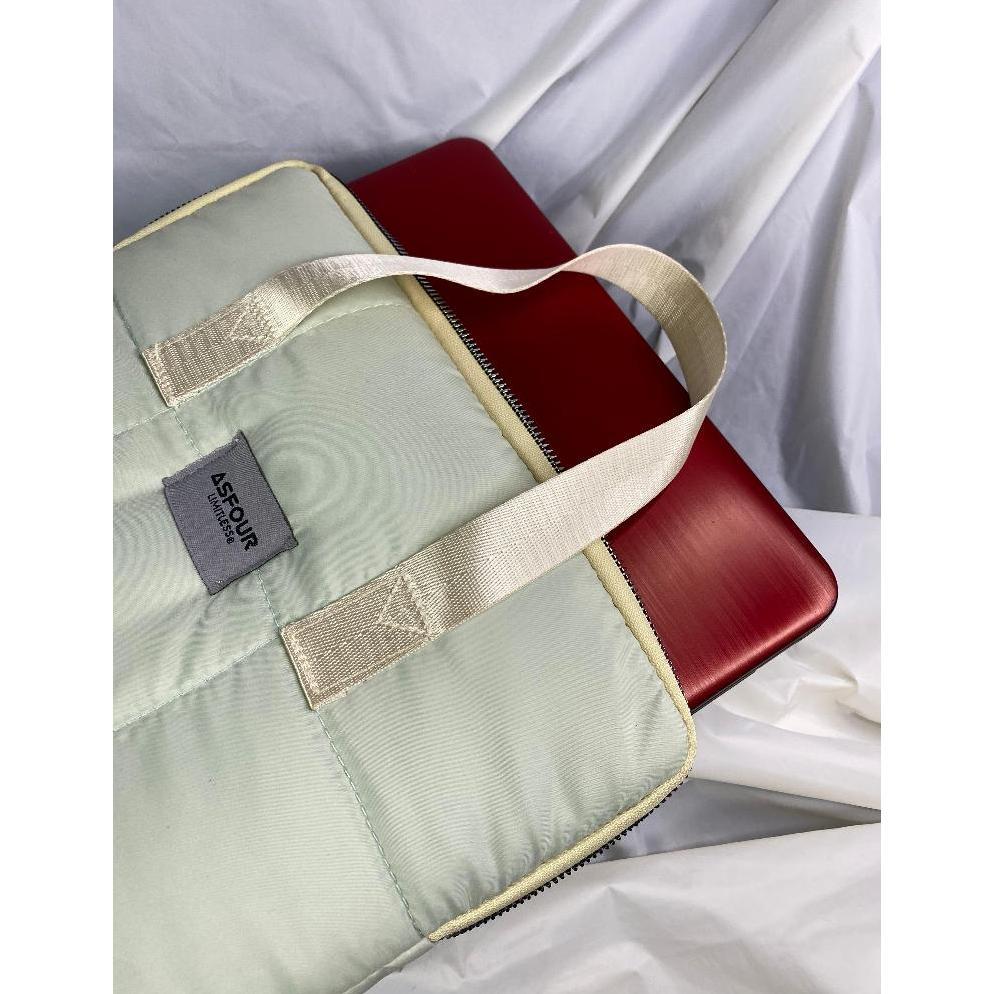 CUCI GUDANG TAS LAPTOP Fancy Kotak - Tas Laptop Premium Puffer Terbaru 14inch Tas Laptop Sleeve Hand