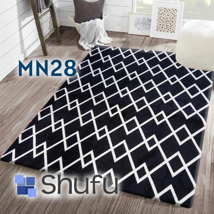 FYP KARPET BUSA SHUFU MALAYSIA 190X270 JUMBO / KARPET IMPORT / MOTIF MINIMALIS MN //