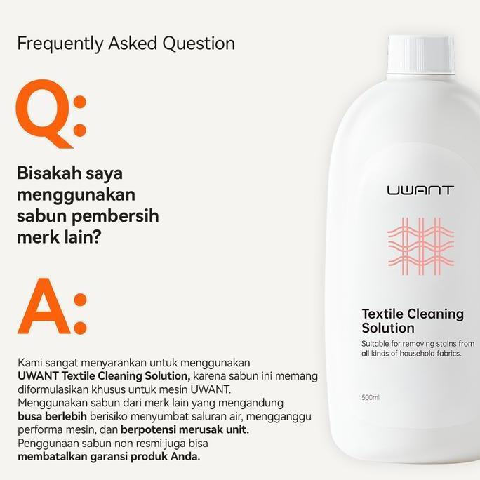 Sale Uwant Y200S | Y200 | B100S Textile Cleaning Solution & Deep Cleaning Solution Uwant Cleaning Li