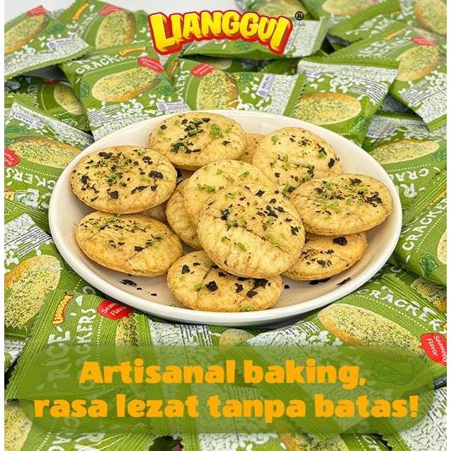 Kress- [Halal] Lianggui Kerupuk Beras Nori Rasa Khas Taiwan- 200G Kemasan Individual Camilan Renyah 