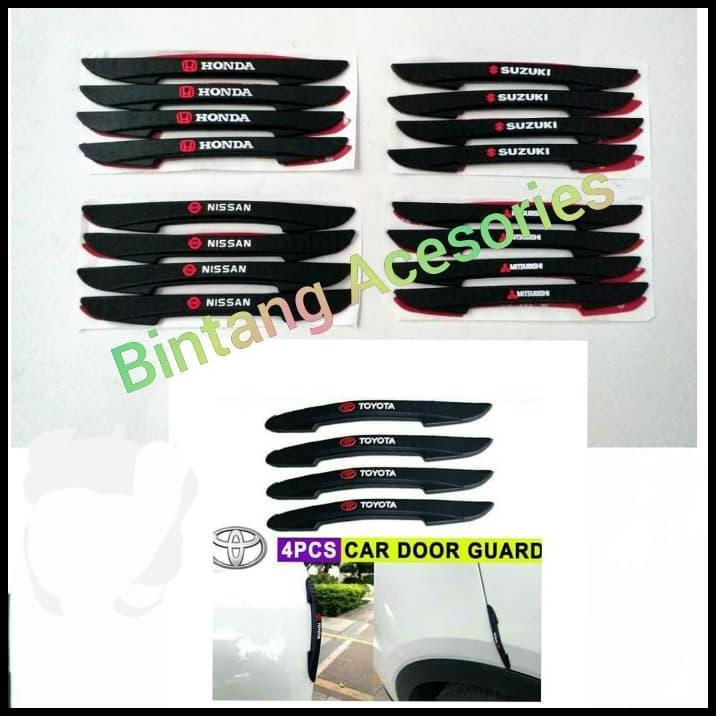 TERMURAH DOOR GUARD KARET PELINDUNG PINTU MOBIL DAIHATSU ROCKY HITAM UNIVERSAL 