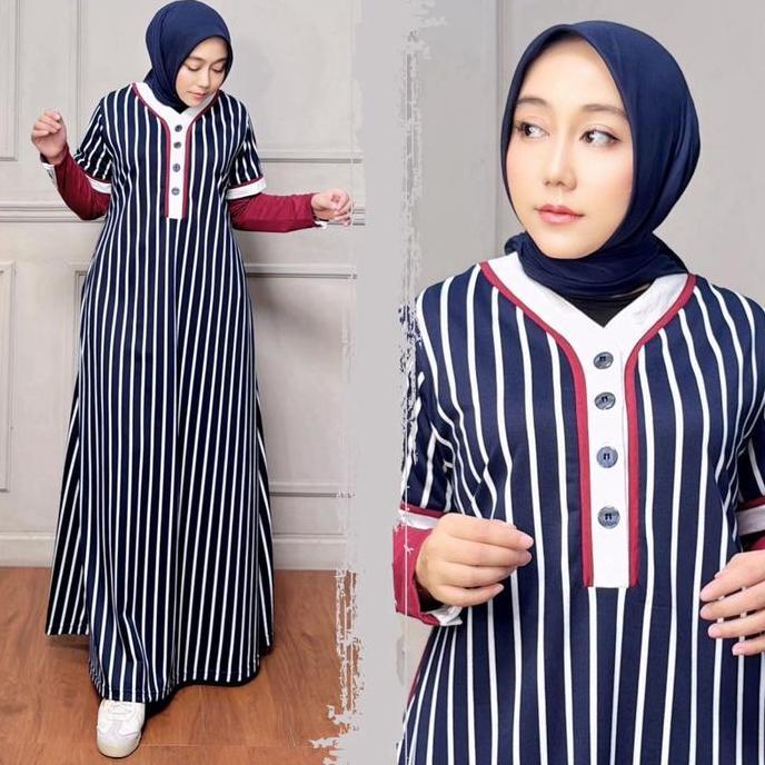 MOZHA SHAFURA. Cloth - Candy Sporty DRESS Bahan Candy Terry Halus Lembut Nyaman Gamis Sporty Branded