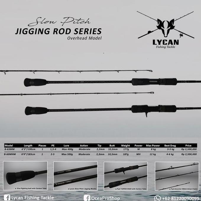 Lycan Slow Pitch Jigging Overhead Model