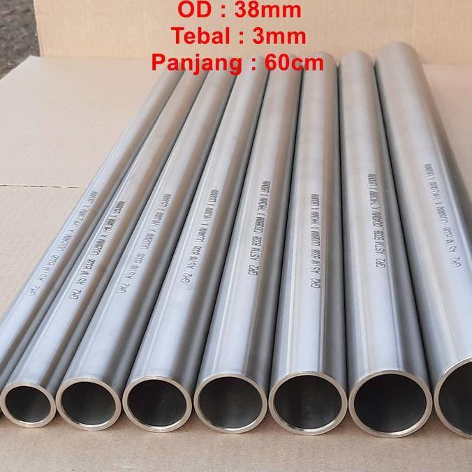 Cycle- Pipa Titanium / Tabung Titan Od 38Mm Grade 2 Astm B338 New