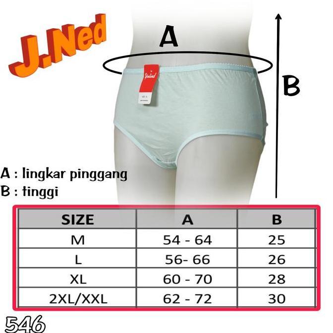 J546 Yutind Celana Dalam Wanita Dewasa Dan Remaja, Cd Cewek Yutind Warna Terang Size M L Xl Xxl