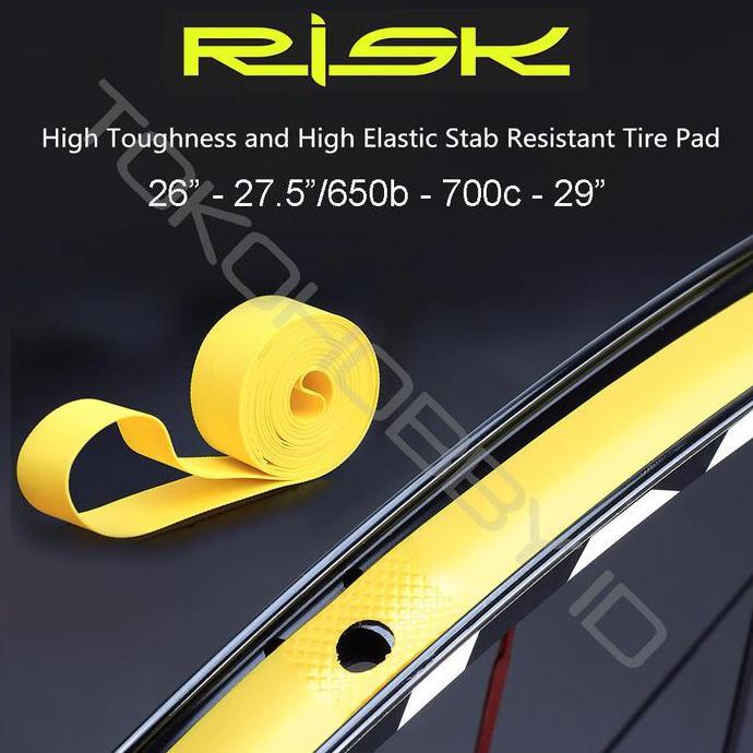 Cycle- Rim Tape Sepeda Risk Ra141 Lapisan Velg 26 650B 27.5 700C 29 Inch