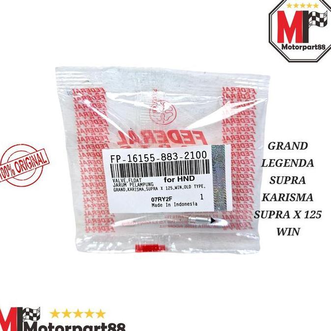 Terbaru JARUM PELAMPUNG KARBURATOR GRAND SUPRA KARISMA SUPRA X 125 WIN LEGENDA FEDERAL mot-88 Dimina