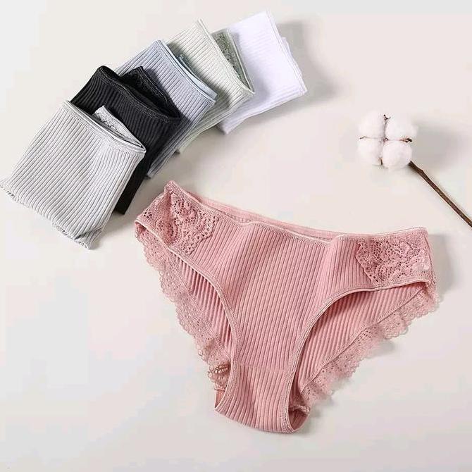 Pixie Panties Celana Dalam y Katun Wanita Renda Hot L CD Dalaman Wanita Underwear