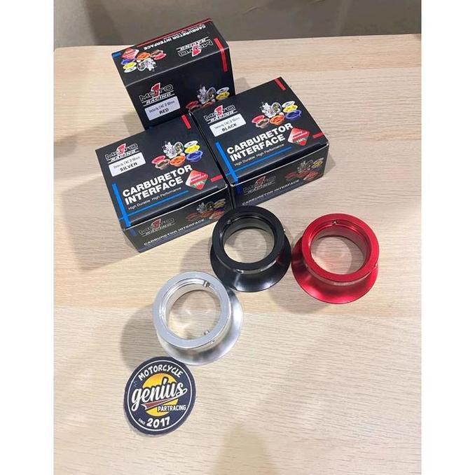 Velocity Corong Udara CNC Karburator PE 28 - PWL 28 - PWK 28 Moto1 Racing Original