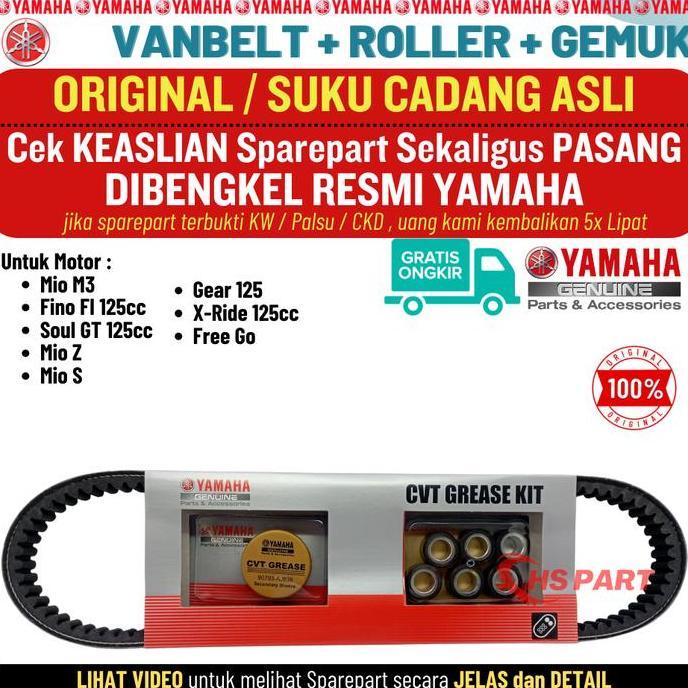 Vanbelt Mio M3 125 Original , Vanbelt Fino 125 Original , Vanbelt Mio Soul GT 125 Original , Vanbelt