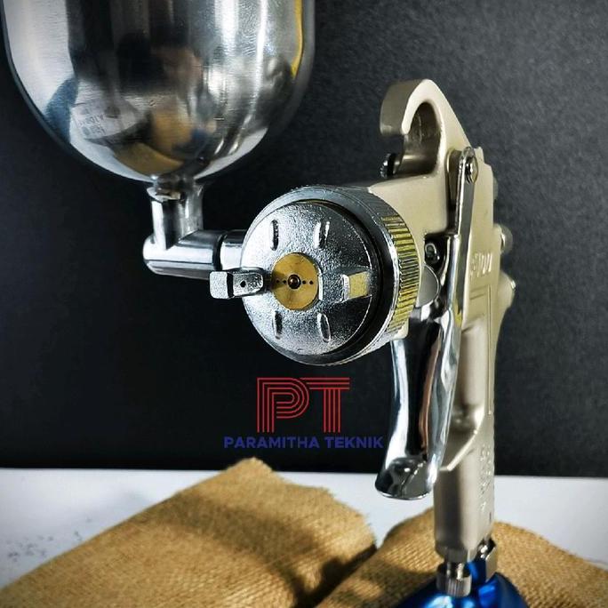 Otoco- Spot Sagola Spraygun F100G Tabung Atas Tekanan Tinggi 400 Ml Alat Semprotan Cat High Pressure