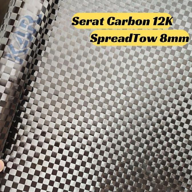 Serat Carbon Asli Motif Spreadtow 12K