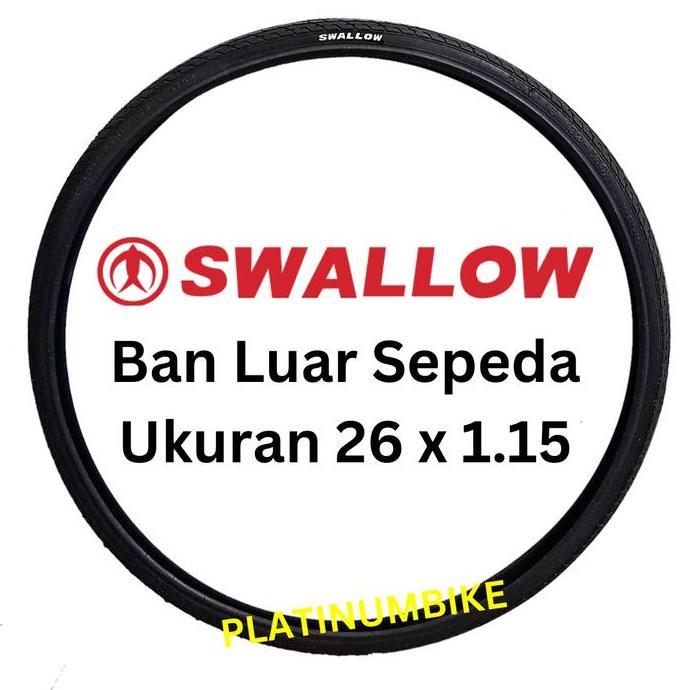 Ban Luar Sepeda Ukuran 26 x 1.15 SWALLOW Sepeda Federal RB Balap