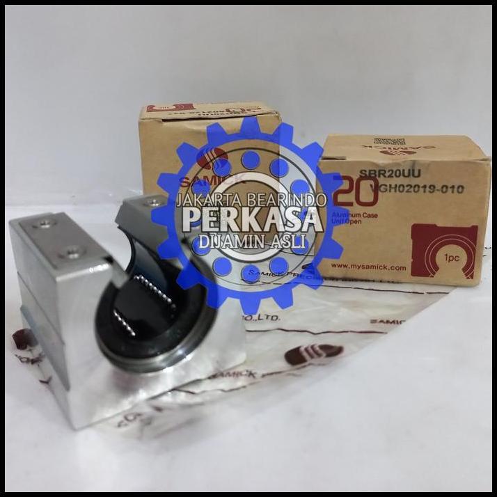 BEST DEAL SBR20UU / SBR 20 UU / SBR 20UU LINEAR BUSHING MERK SAMICK KOREA 