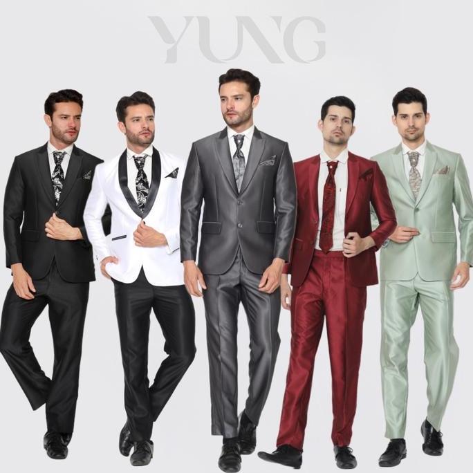 Setelan Jas Wedding Semi WOOL Jas Pria Nikah dan Celana Blazer Jas Pengantin Nikahan Jas Formal