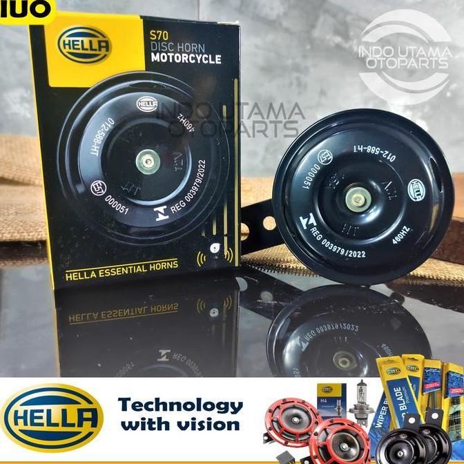 DB287 - Klakson Hella Motor 12V Single Disc Horn S70 Klakson Motor HELLA