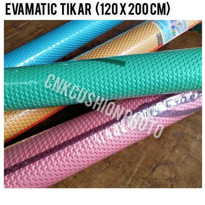 VIRALL TIKAR EVAMATIC / EVA TIKAR POLOS EMBOSSED / TIKAR PIKNIK TAMAN - ANAK //
