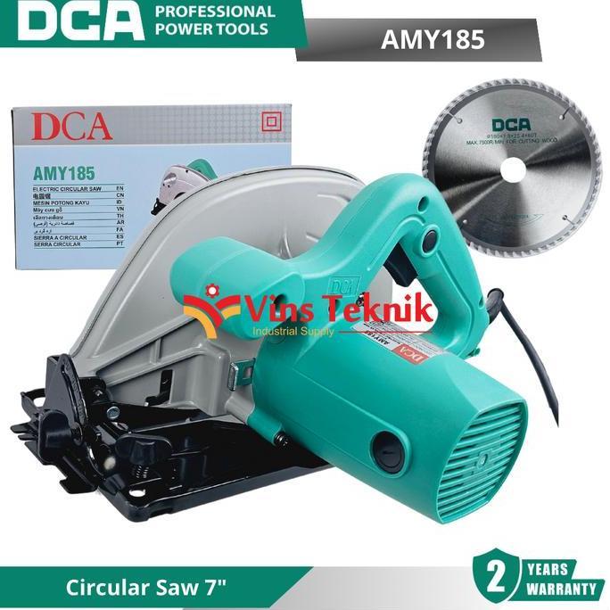 Mesin gergaji potong kayu circular saw AMY185 DCA AMY 185
