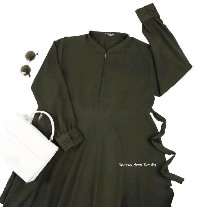 [Gamis Hermosa] Gamis polos army premium hermosa opnesel army-gamis polos army-gamis army umbrella 4