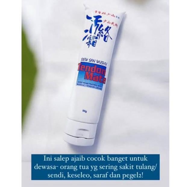 Salep Tendon Mate Krim Sakit Tulang Ekor / Punggung/ Otot / Lutut / Saraf Racikan Sinshe Penang TKP
