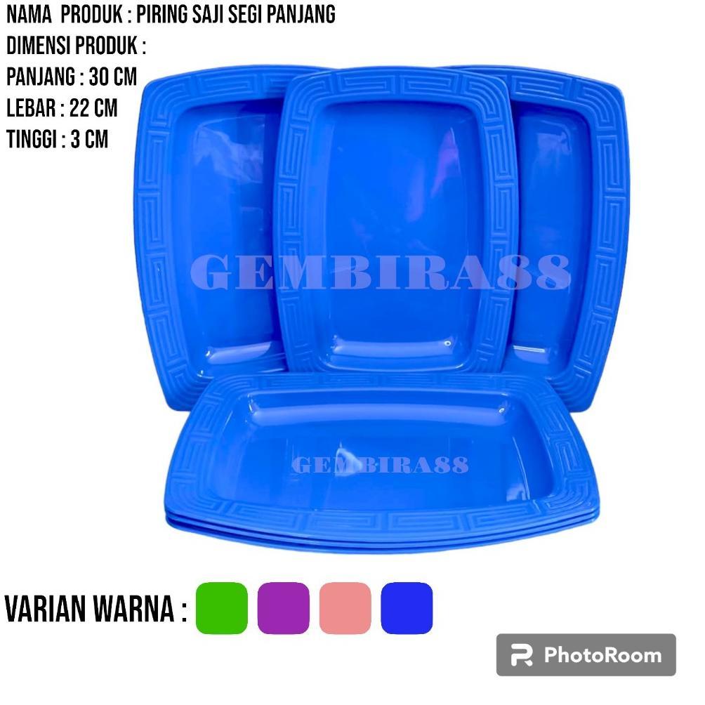 PIRING SAJI SEGI PANJANG / PIRING GURAME / PIRING SAJI SERBAGUNA