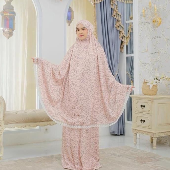 Mukena Nada Series- Mukena Premium Silk Motif