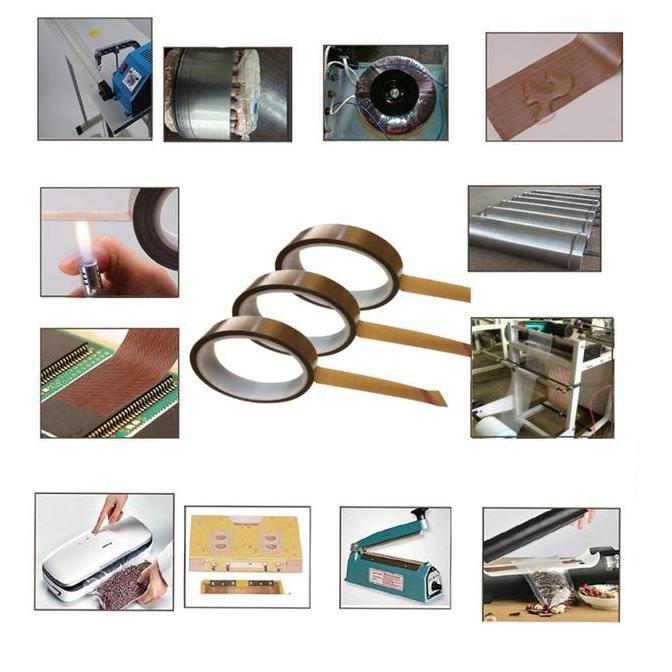 Kp Teflon Tape Kain Kertas Isolasi Anti Panas Tahan Press Sealer Baking Lakban Teflon Tape Ptfe Cokl