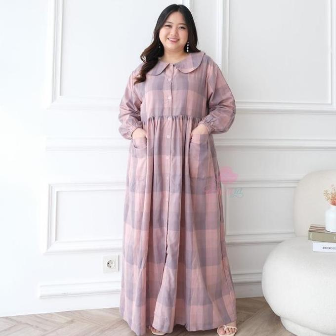 Jumbo Gamis Hanna katun ld 120 130 140 cm