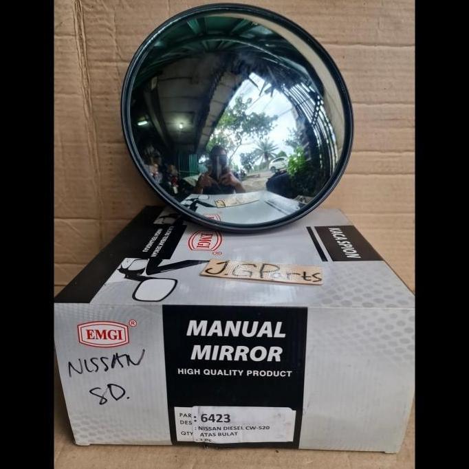 Kaca Spion Bulat Tambahan Atas Truk Tronton Hino Lohan Emgi 6423