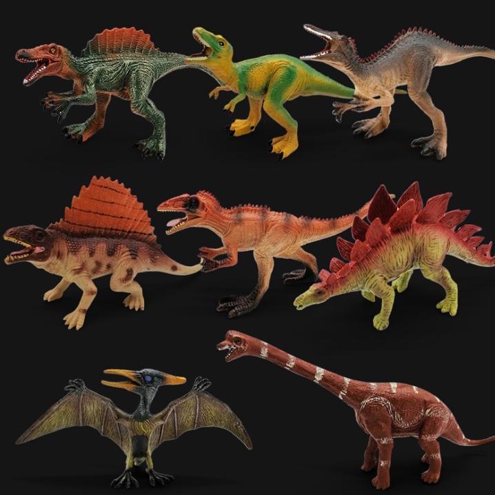 MURAH Mainan Anak Dinosaurus Action Figure Dinosaur Karet Dino Trex
