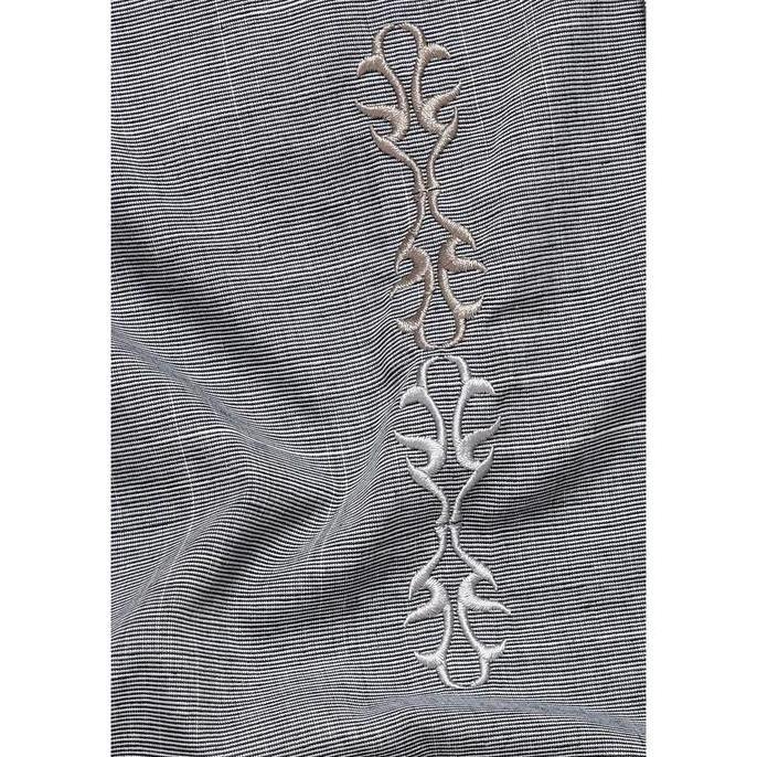 Bagusbanget- Jobb Ajmal Baju Koko Pria Lengan Panjang Regular Fit Abu-Abu