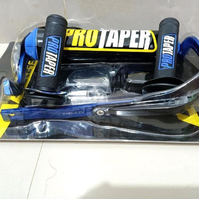 Peketan Handguard Protaper Busa+Pelindung stang + Grip Bisa untuk Motor KLX, Trail, CRF, Xride, Cros