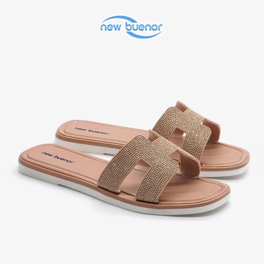 NEW BUENOR - Sandal Slide Wanita Sandal Hak Rendah Terbaru