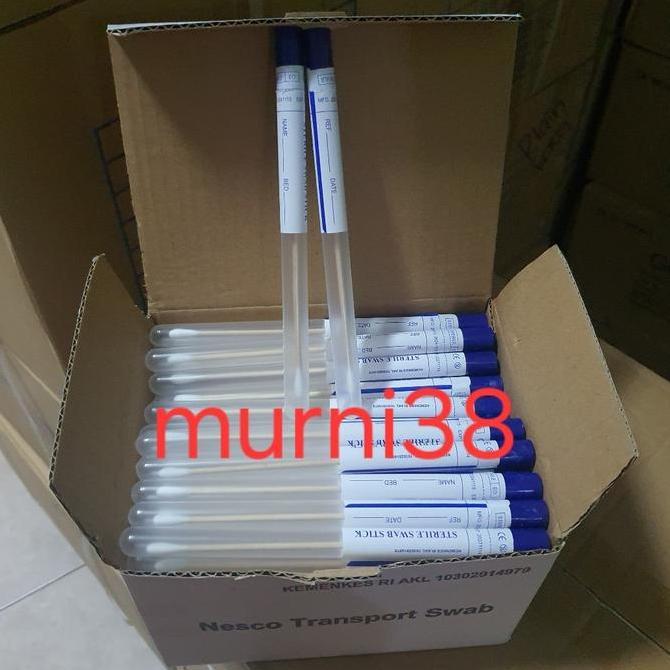 Medikit- Transport Lidi Swab Steril Nesco/Kapas Lidi Steril/Cotton Swab