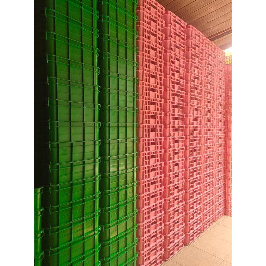 Keranjang Industri Rabbit Kontainer Plastik Container Box Serbaguna Type 7006