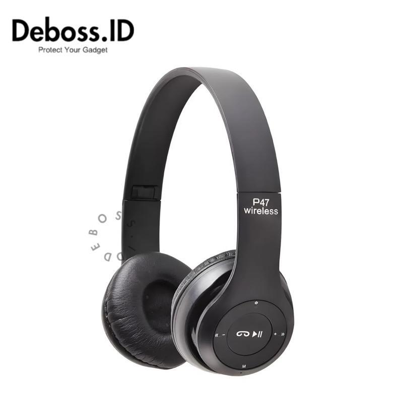 TERBARU DEBOSS-P47 HEADPHONE BLUETOOTH GAMING HEADSET WIRELESS PRO BASS P47 HEADSET BLUETOOTH P47 HE