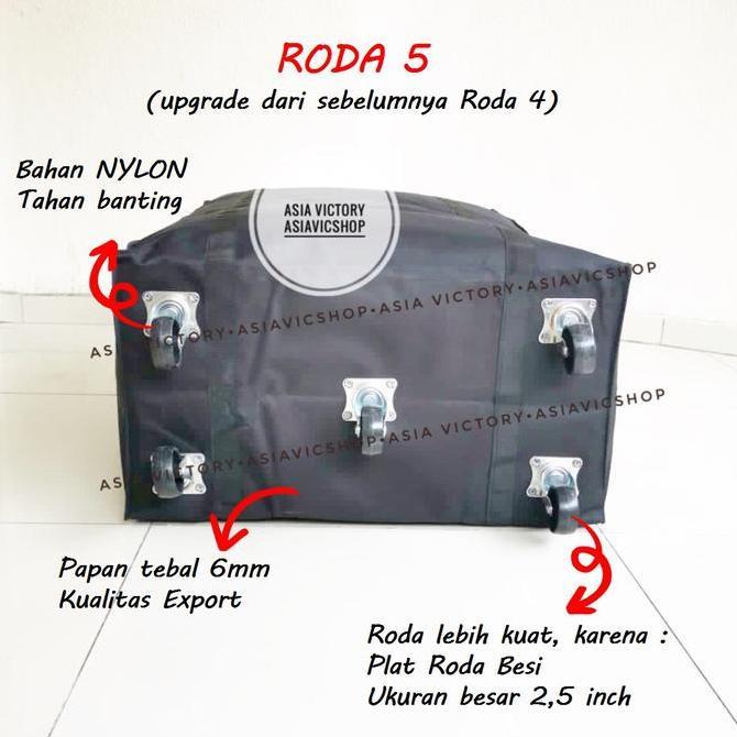 Mytravel- Tas Travel Barang Roda 4 (Bp) Shopping Bag Belanja Lipat Koper