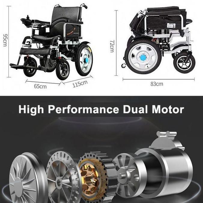 Medikit- Kursi Roda Elektrik Ekonomis Careindo 503