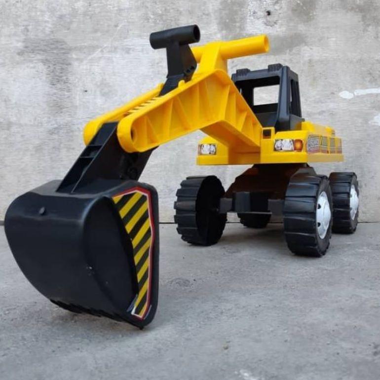 TERBARU BISA COD Mainan Truck Excavator Bisa Di Naiki ST.2121 // MAINAN MOBIL DORONG ANAK EXCAVATOR 