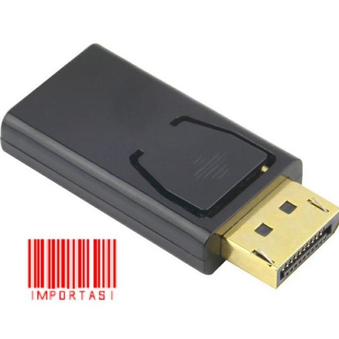 Wizard- Adapter Converter Display Port Male To Hdmi Female Port 1080 Laptop
