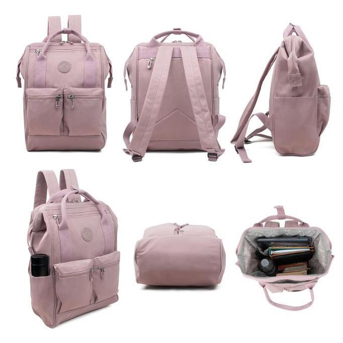 Updown- Opiobags Pioma Ransel Wanita / Travelling Bag / Ransel Pioma Nylon Backpack