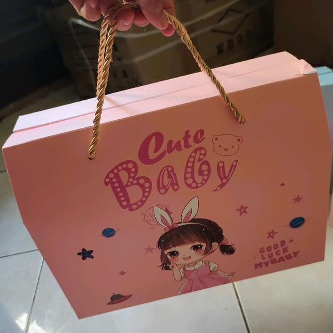 Gifme- 5Pcs Large Box Souvenir Ultah Anak Box Baby Box Souvenir Snack Anak Box Ulang Tahun Box Hari 