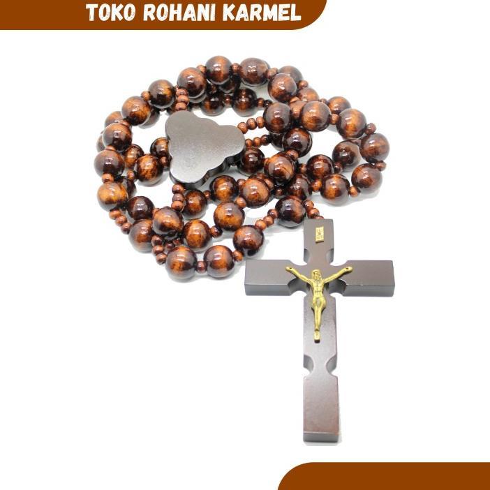 [HX] ROSARIO HIASAN DINDING BESAR (3CM)/ ROSARIO DINDING / ROSARIO DINDING KAYU / ROSARIO MANIK KAYU