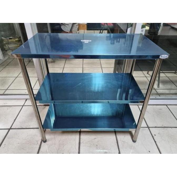 ROYAL Meja Stainless - Work Table - Meja Dapur ST 104